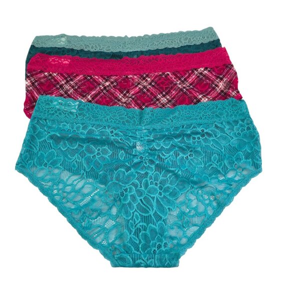 No Boundaries NOBO Lace Hipster 3-Pack Multi-Color Panties – Size XXXL NWT - Picture 2 of 16